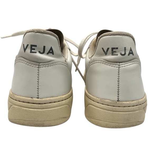 Veja V10 White Leather Casual Sneakers Women’s 38 - Picture 7 of 15